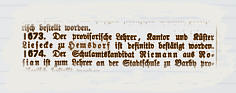 Liesecke wird 1881 in sein Amt bestätigt.