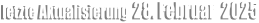 letzte Aktualisierung  28. Februar  2025