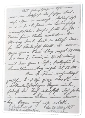 Originaltext mit Hinweis des Kreisschulinspektors auf sofortiger Vervollständigung der Chronik